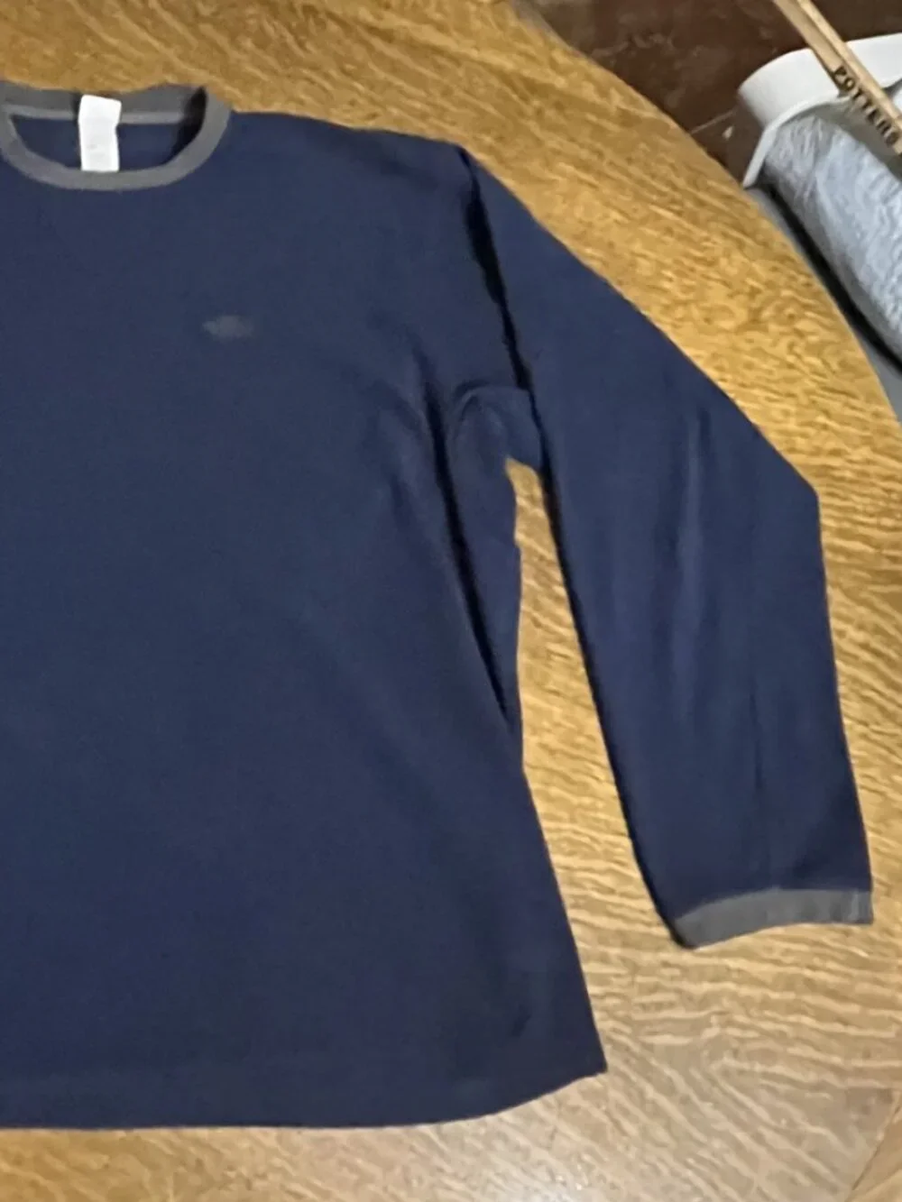The North Face Mens Blue XXL Thermal Long Sleeve Crewneck Pullover